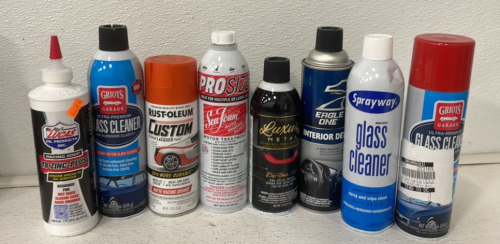 (1) Rustoleum Laquer paint Racing Orange (1) Pro Size Seafoam And More!