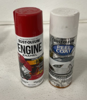 (1) Rustoleum Peel Coate Matte White (1) Ice and Frost Windsheild Treatment And More! - 5