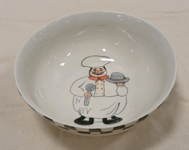 Emerald Collection Fat Chef Serving Bowl