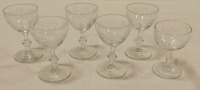 (22) Colored Glass & Clear Crystal Wine Glasses - 5