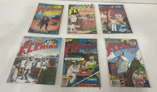 (6) Reid Fleming Comic Books