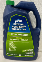 (1) 4.8 4.8 out of 5 stars 636 Reviews<br/>PEAK OET Extended Life Green Concentrate Antifreeze/Coolant for Asian Vehicles, 1 Gal. (1) PEAK OET Extended Life Red/Pink Concentrate Antifreeze/Coolant for Asian Vehicles, 1 Gal. (1) PEAK OET Extended Life Oran - 2