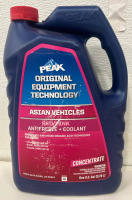 (1) 4.8 4.8 out of 5 stars 636 Reviews<br/>PEAK OET Extended Life Green Concentrate Antifreeze/Coolant for Asian Vehicles, 1 Gal. (1) PEAK OET Extended Life Red/Pink Concentrate Antifreeze/Coolant for Asian Vehicles, 1 Gal. (1) PEAK OET Extended Life Oran - 3