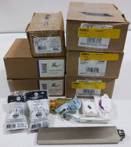 (3) Schlage Interior Door Handles (2) Privacy Door Locks etc (1) Kwikset Door Knob & More!