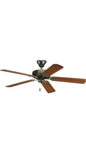 Progress Lighting Airpro 52" Antique Bronze Ceiling Fan w/ 5 Blades P2501-20