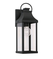 Capital Lighting 946411 Bradford 17" Tall Black Outdoor Wall Sconce