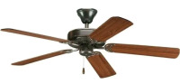 Progress Lighting Airpro 52" Antique Bronze Ceiling Fan w/ 5 Blades P2501-20 - 2