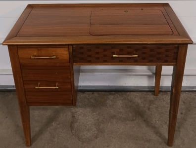 Wooden Sewing Table 36"×18"×29.5