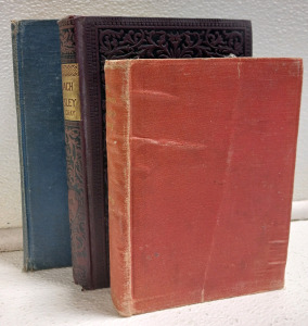 (3) Vintage Collectible Books Decor