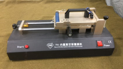 TBK-761 Manual OCA Film Laminating Machine W/AC Cord & Bulit In Vaccum Pump