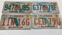 (3) Oregon 2000s Plates, (5) Aluchua, Florida Plates, (1) Walt Disney World Plates - 3