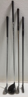 (4) Right-Handed Golf Clubs: 7 Iron, 5/6 Iron, Classic Putter, 1 Driver