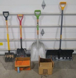 (3) Shovels (1) Shingle Stripper & More!