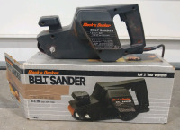 (1) Black & Decker Belt Sander (1) Sunjoe Weed Wacker (1) Great States Push Lawnmower - 2