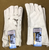 (3) Pair Leather Work Gloves - 3