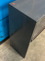 (1) Metal 2 Shelf Filing Cabinet W/Keys - 2