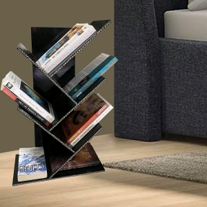 5 Tier Tree Bookshelf (Black)