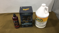 (1) Gallon CarQuest DOT 3 Brake Fluid, (1) Gallon Fram All Vehicle Antifreeze Concentrate & More - 5