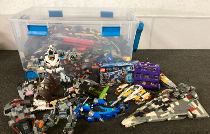 Tote Full of Legos! Various Sets