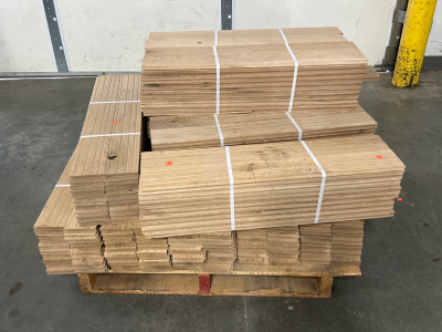Pallet Of Hard Wood Flooring (33"x 4" Each Piece)