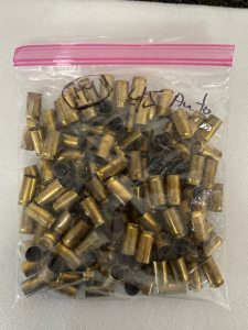(119) Rnds Of .45 Auto Brass Casings