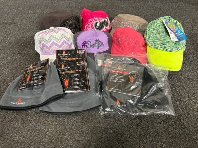 Woman's Spring Time Hats, Hotmocs Fleece Beanies, And Banana Boat UV Protected Hats