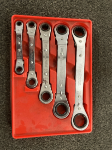 Blue Point Ratchet Wrench Set, 1/4 To 3/4