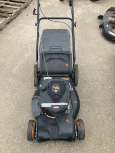 21&rdquo; Black Lawn Mower