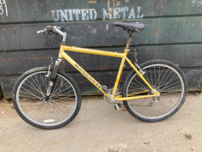 Vintage Yellow Mongoose Mountain Bike