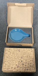 Fun Elements Blue Ceramic Spoor Rest