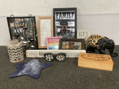 Home And Office Decor- Inspirational Wall Decor, Hanging Metal Teacup Candle Holder And More