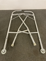 Adjustable Height Walker, Front Wheels, Handle In Great Condition - 3