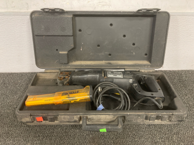 Sears Craftsman Industrial Reciprocating Saw With Blades And Hard Case, Works!