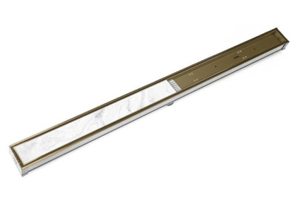 Infinity Drain 40&rsquo;&rsquo; Complete S-TIF 65 Kit In Satin Bronze