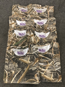 8 Large Walls Legend Camo Shirts
