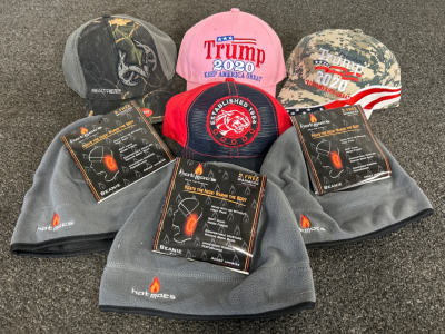 (4) Hats And (3) Hotmocs Fleece Beanies
