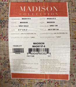 Madison Collection 6&rsquo;7&rdquo;X9&rsquo;2&rdquo; Rug