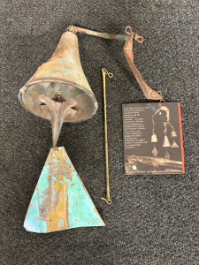 Vintage Cast Iron Bronze Windbells By Paolo Soleri