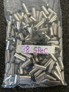 Bag Of Mixed .38 Spec. Casings