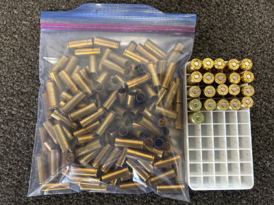 (21) Rounds Of .45 Auto And Bag Of .38 Spec. Brass Casings