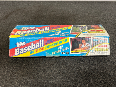 Box Of Vintage Baseball Cards