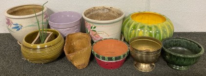 (9) Different Variety Planting Pots