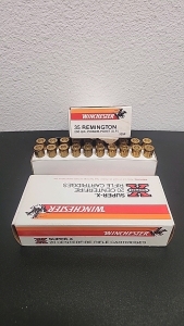 (2) Boxes Of (20) Winchester 35 Remington 200gr Ammunition Cartridges