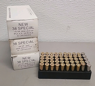 (3) Boxes Of (50) Miwall Corp. .38 Special Ammunition Cartridges