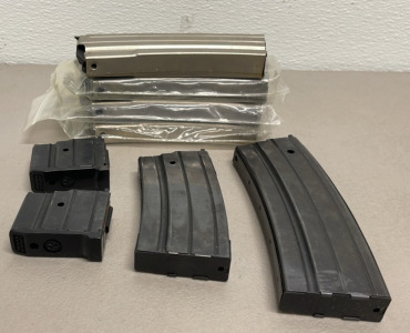 (2) Ruger Mini 14 Magazines, (6) Mini 14 Magazines