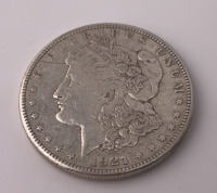 (1) 1921 Morgan 90% Silver Dollar - Verified Authentic