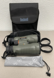 (1) Pair Bushnell Trophy X50 10 x 50 Waterproof Binoculars W/ Case