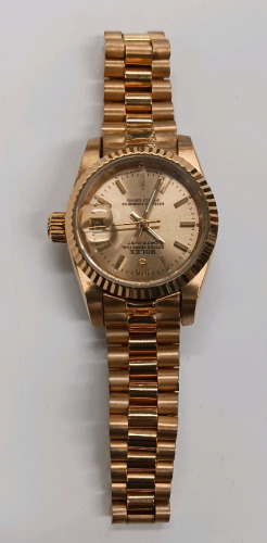 Unverified Gold Toned Rolex