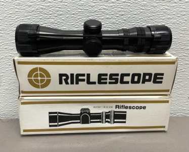 (2) Riflescope Brand BXM-4 X 28 Rifle Scopes