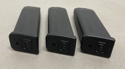 (3) Glock .45 10 Round Magazines